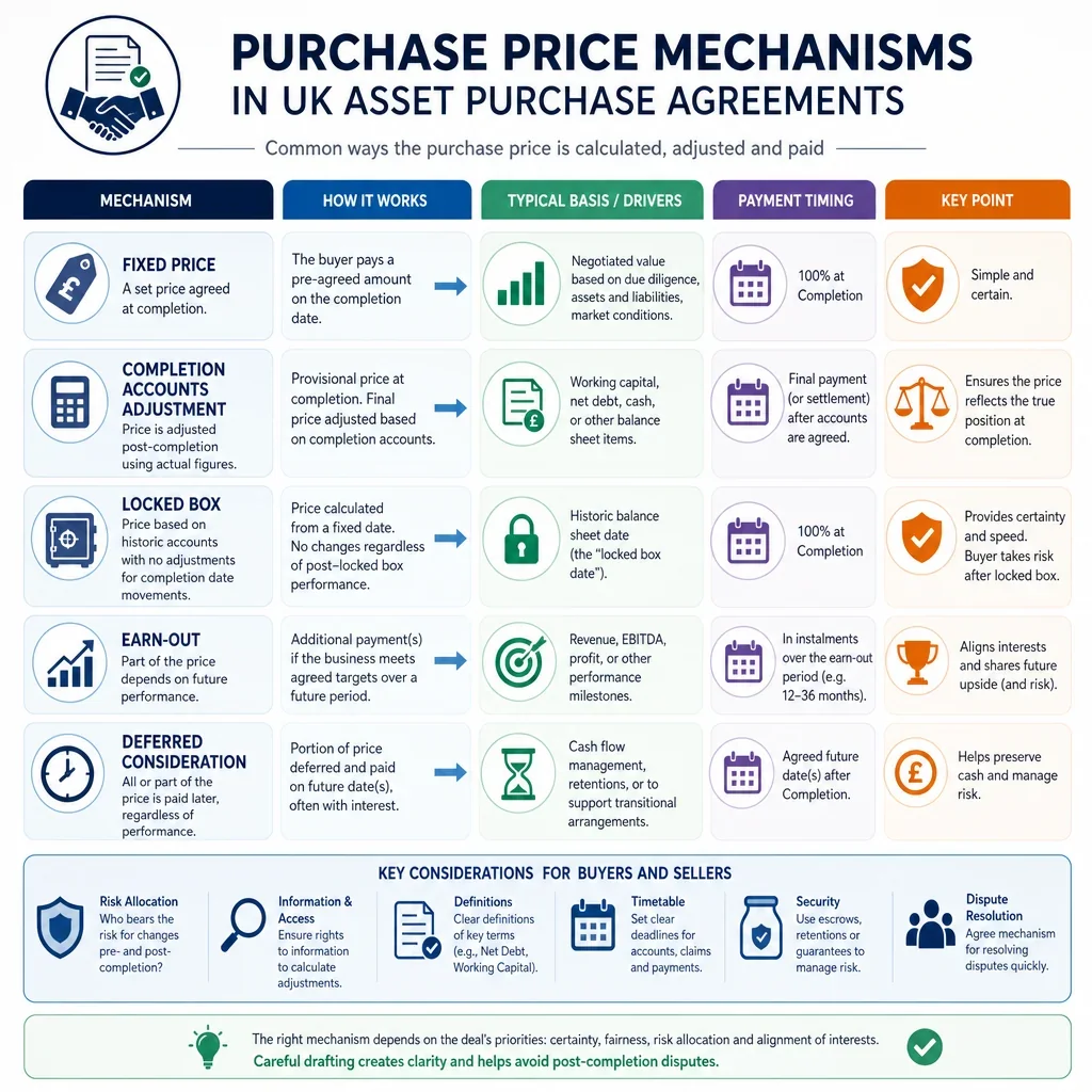Purchase Price Mechanisms in Asset Purchase Agreements