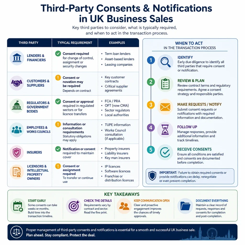 Third-Party Consents and Notifications in UK Business Sales