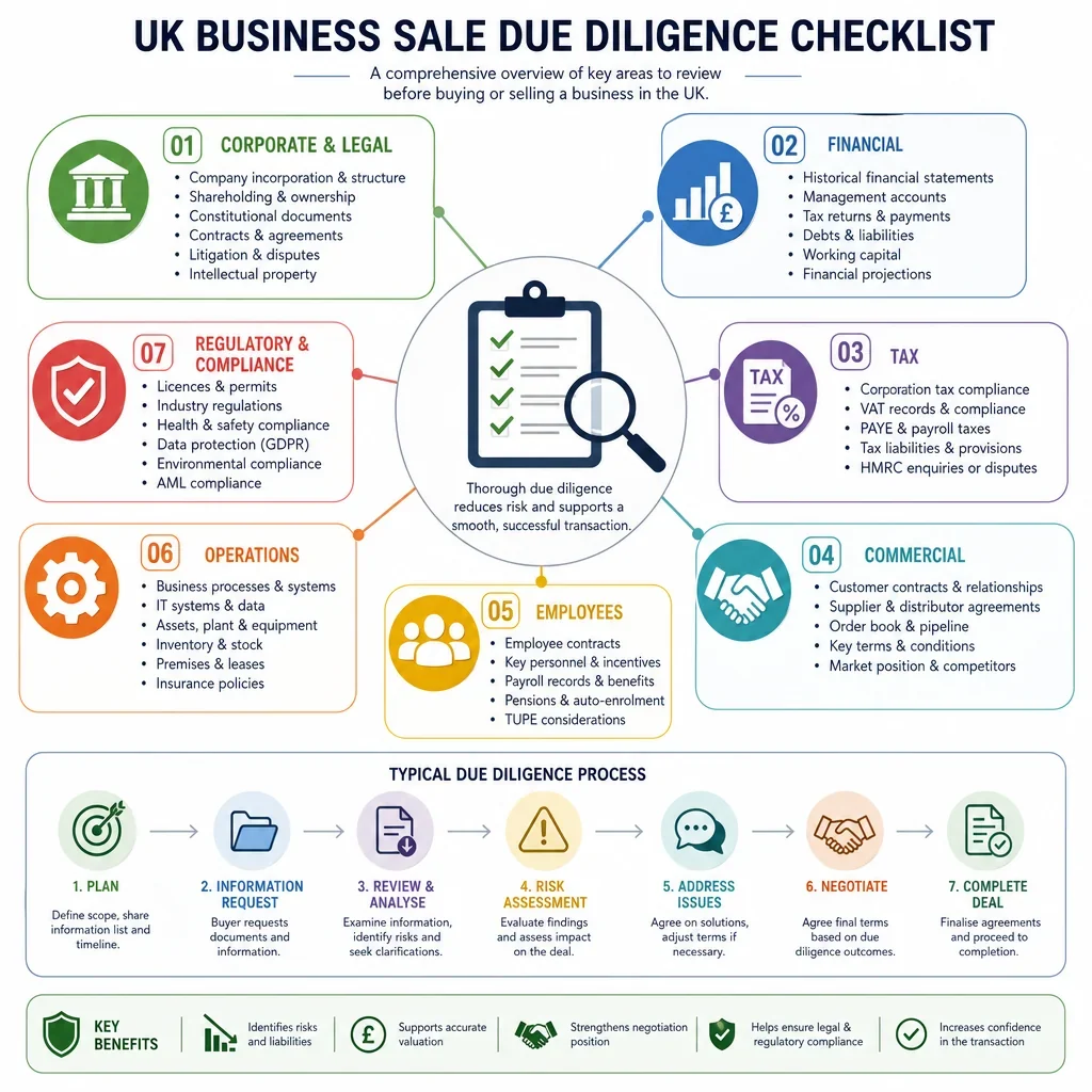 UK Business Sale Due Diligence Checklist