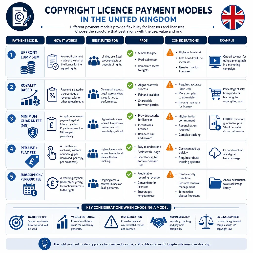 Copyright Licence Payment Models