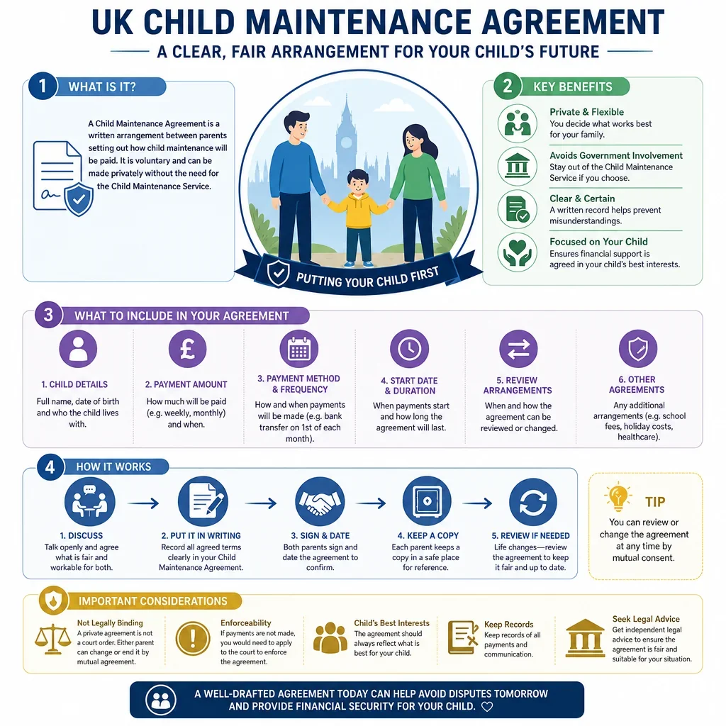 Child Maintenance Agreement Preparation Checklist