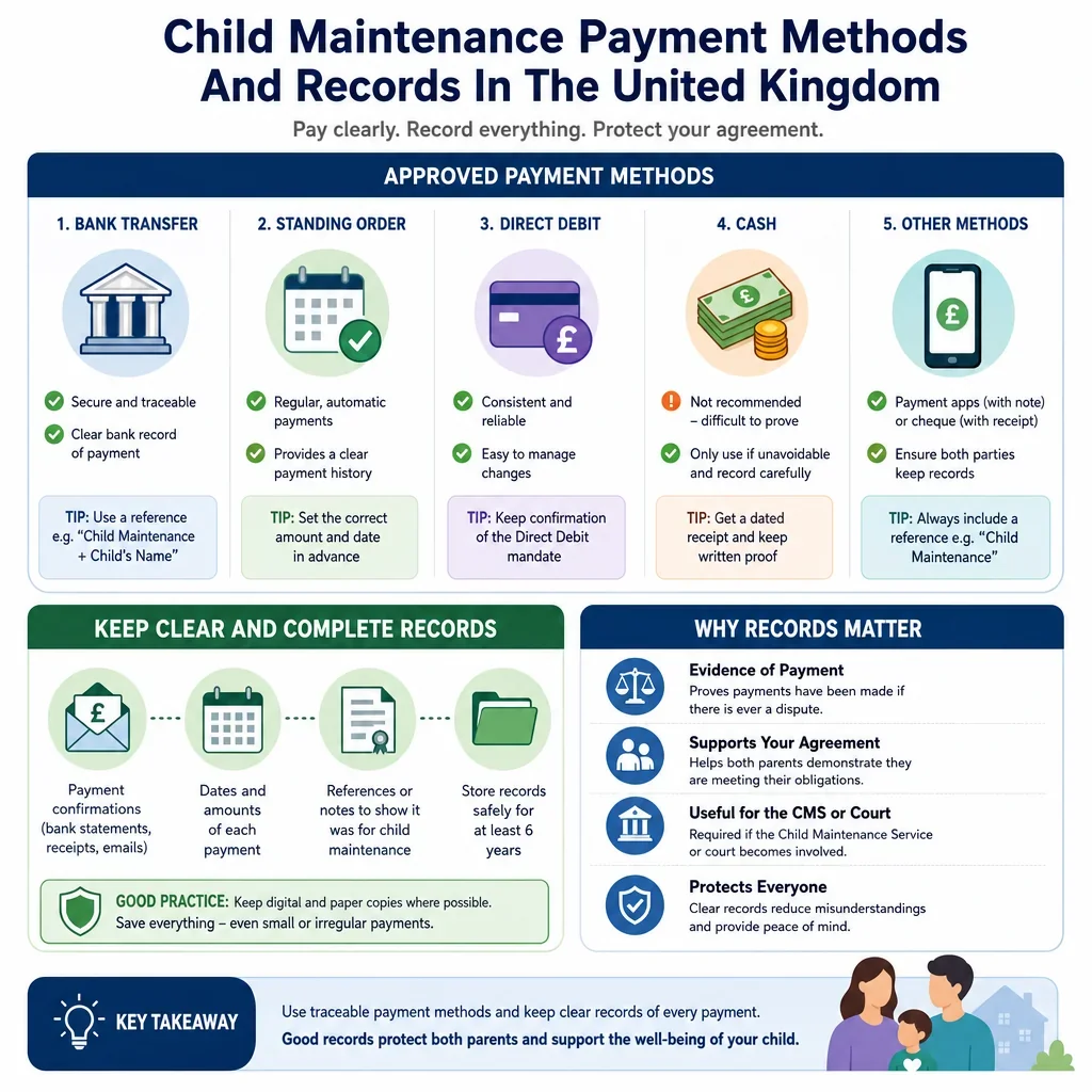Child Maintenance Payment Methods and Records