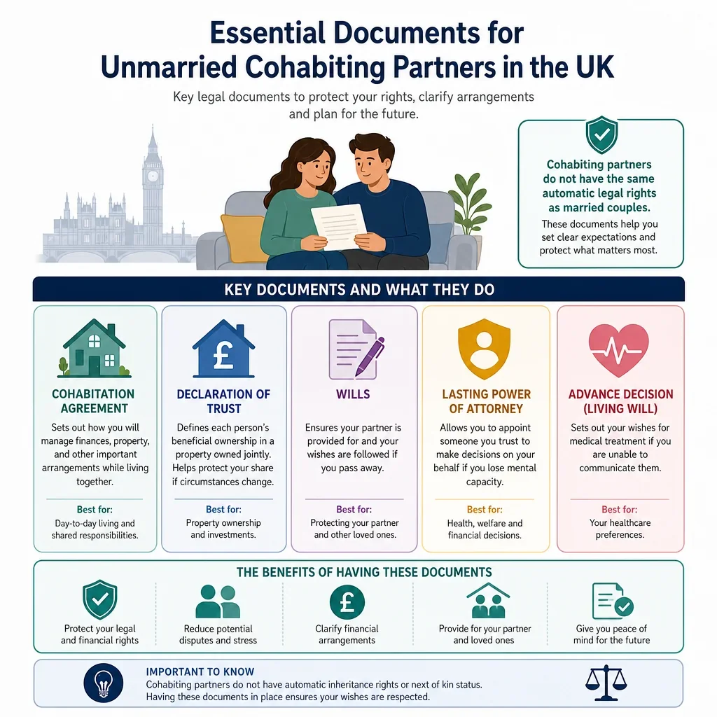 Related Documents for Unmarried Cohabiting Partners