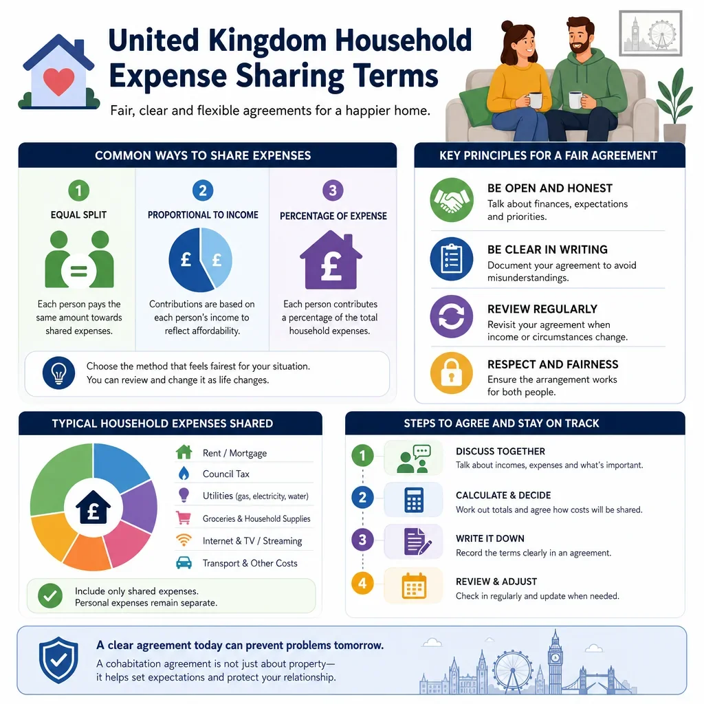 Household Expense Sharing Terms