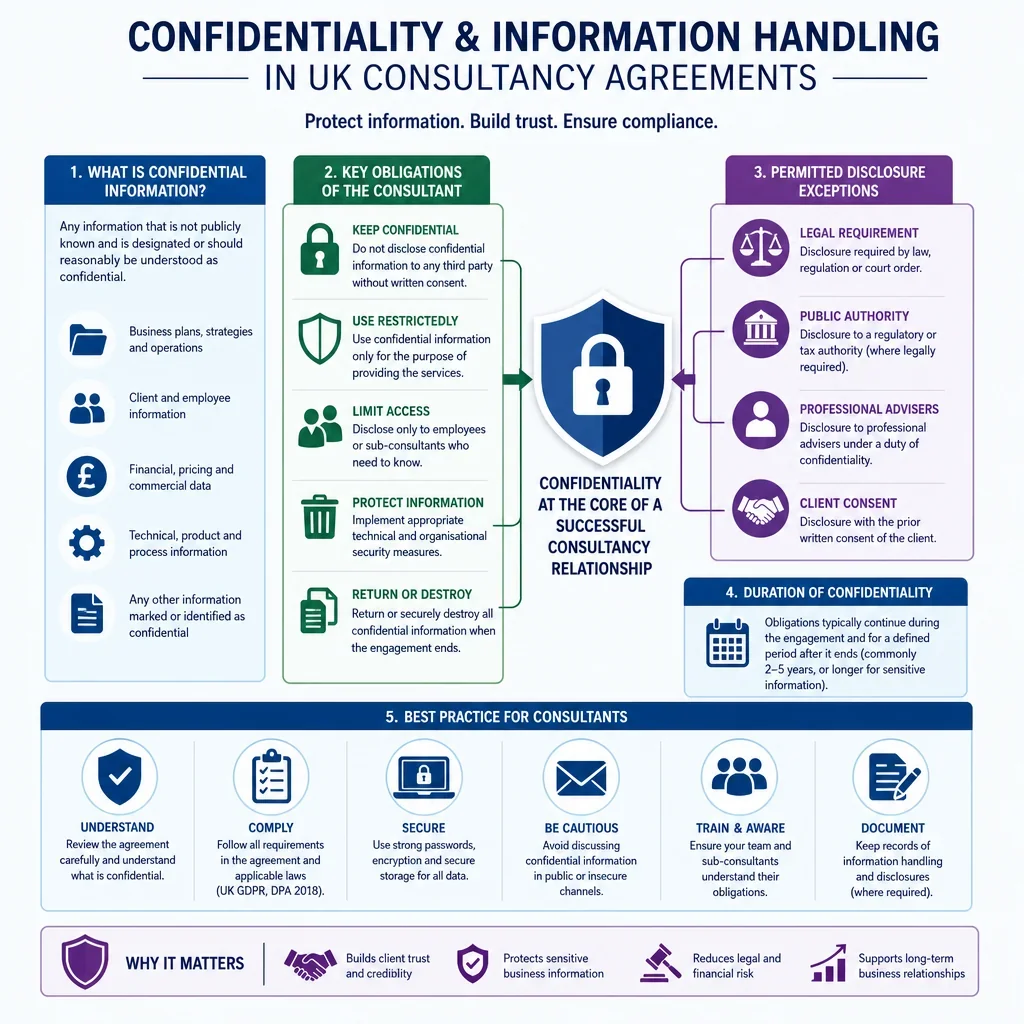 Confidentiality and Information Handling in Consultancy Agreements