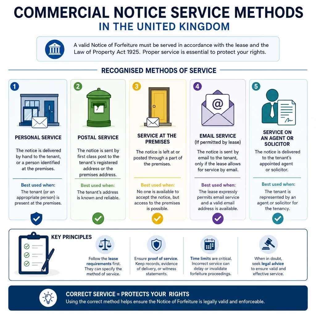 Commercial Notice Service Methods