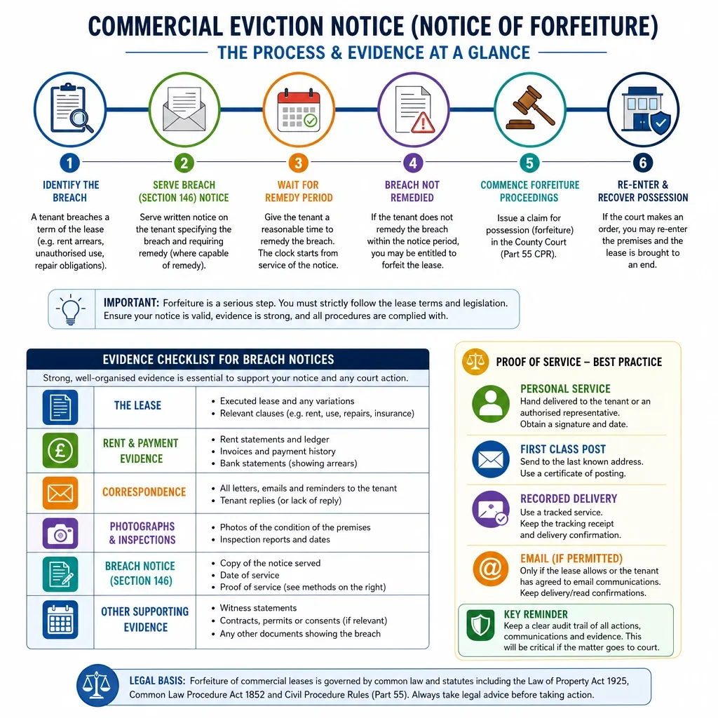 Evidence Checklist For Commercial Lease Breach Notices