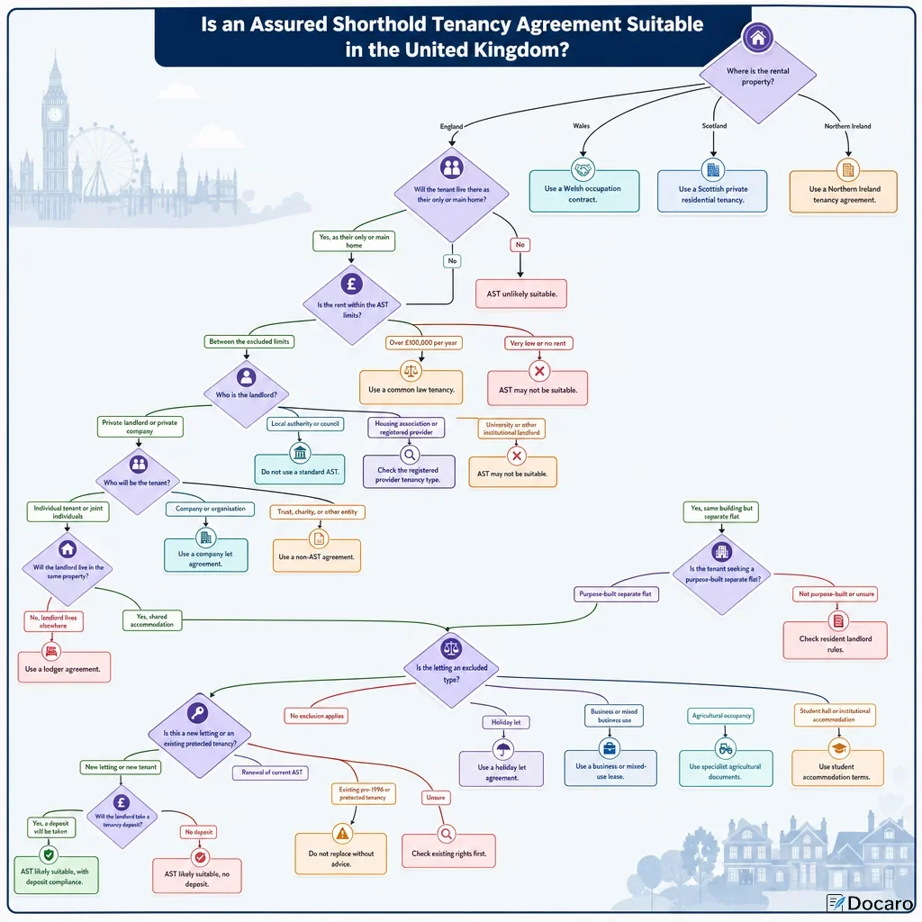 Is an Assured Shorthold Tenancy Agreement Suitable in the United Kingdom?