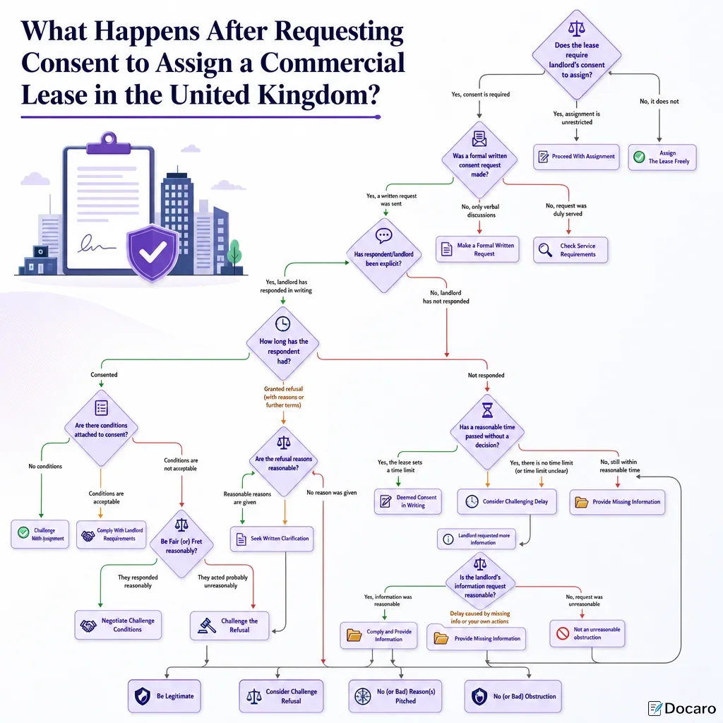 What Happens After Requesting Consent to Assign a Commercial Lease in the United Kingdom?